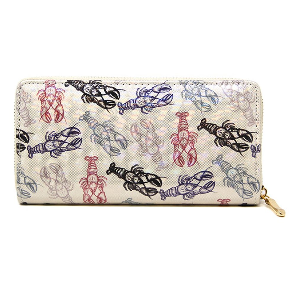 LOF Lobster Theme 3D Holographic Wallet